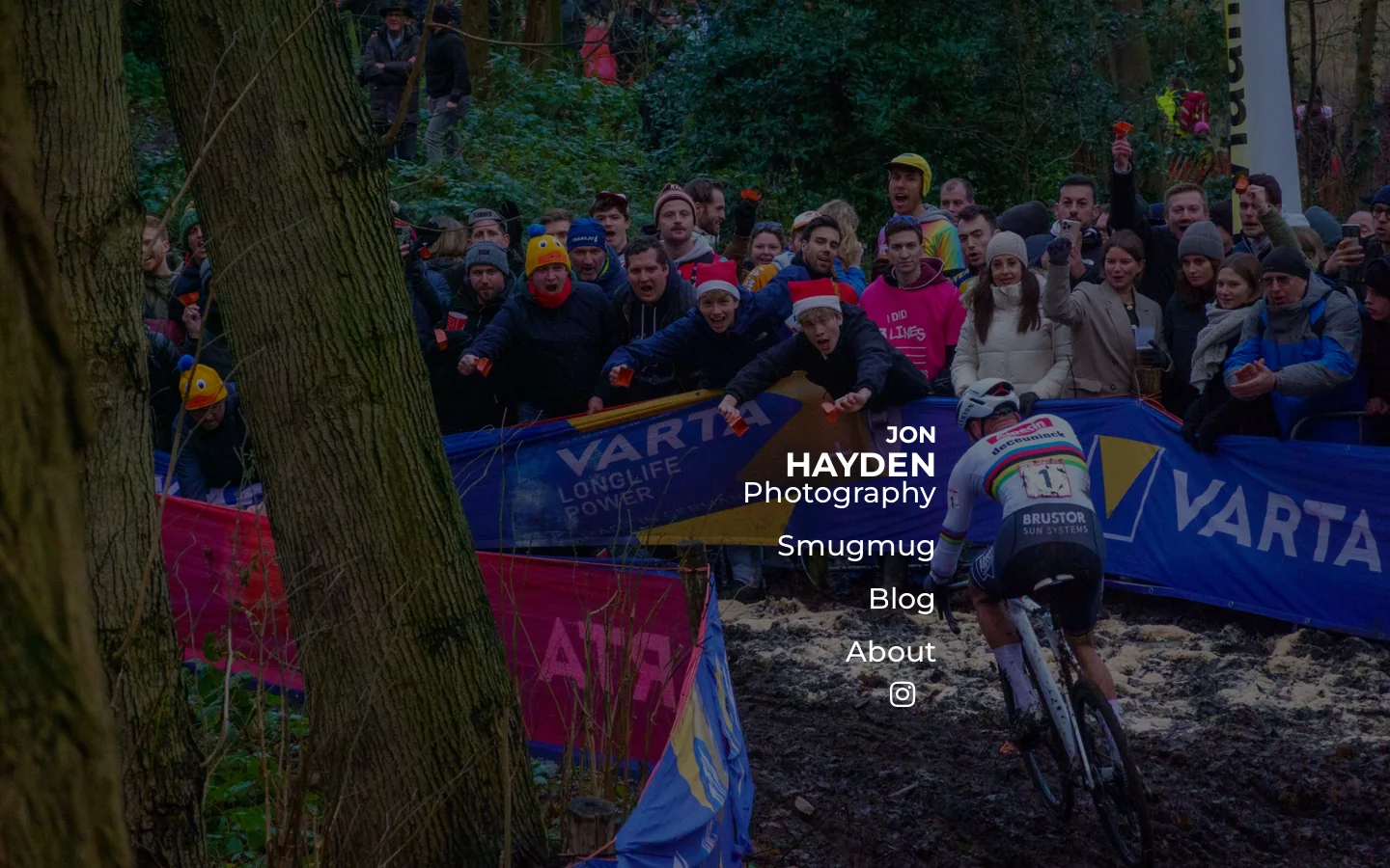 Jon Hayden Homepage screenshot