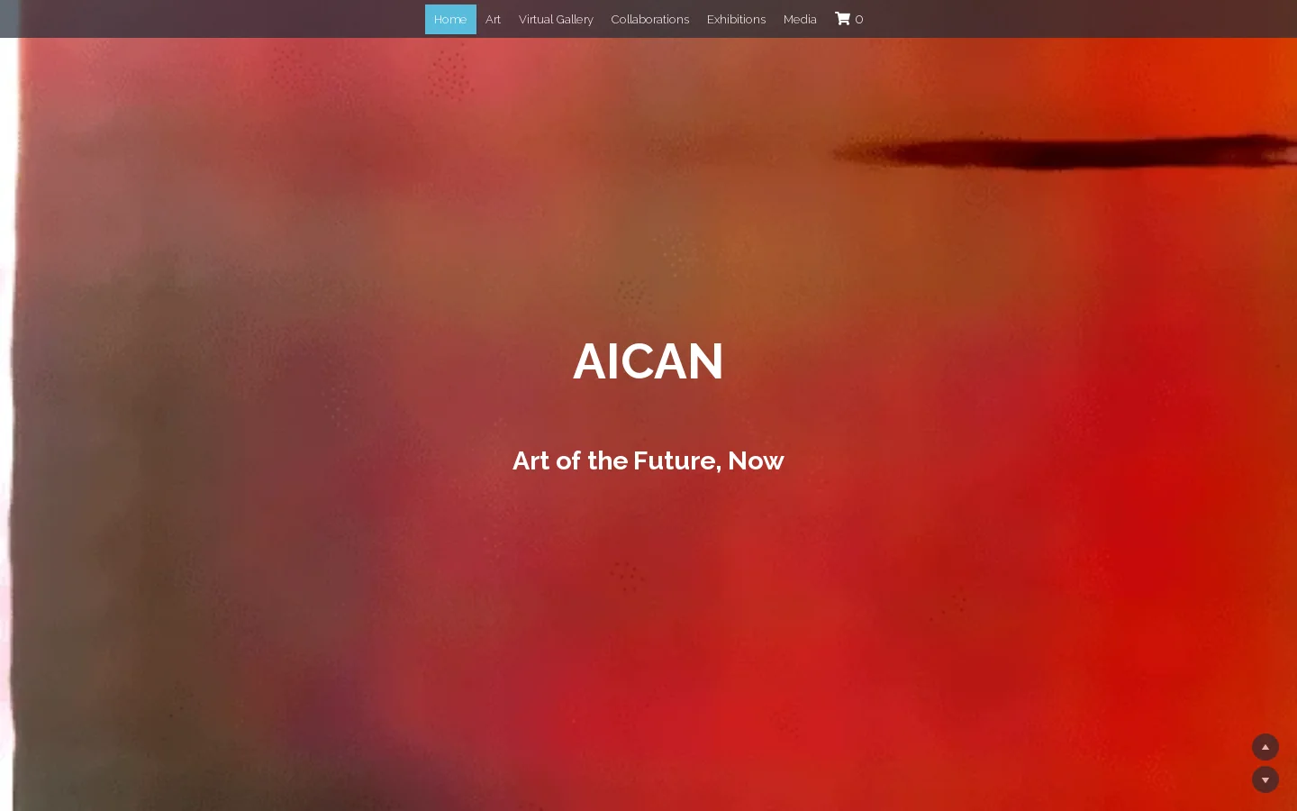 AICAN Homepage screenshot