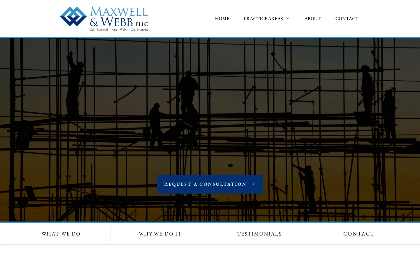 Attorney in Bellingham / Personal Injury / Workers' Compensation Attorney Homepage screenshot