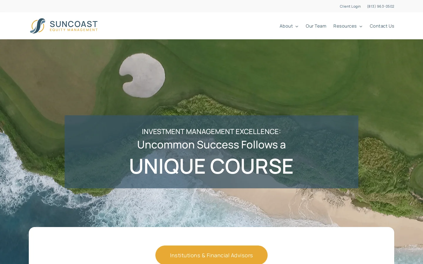 Suncoast Equity Management Homepage screenshot