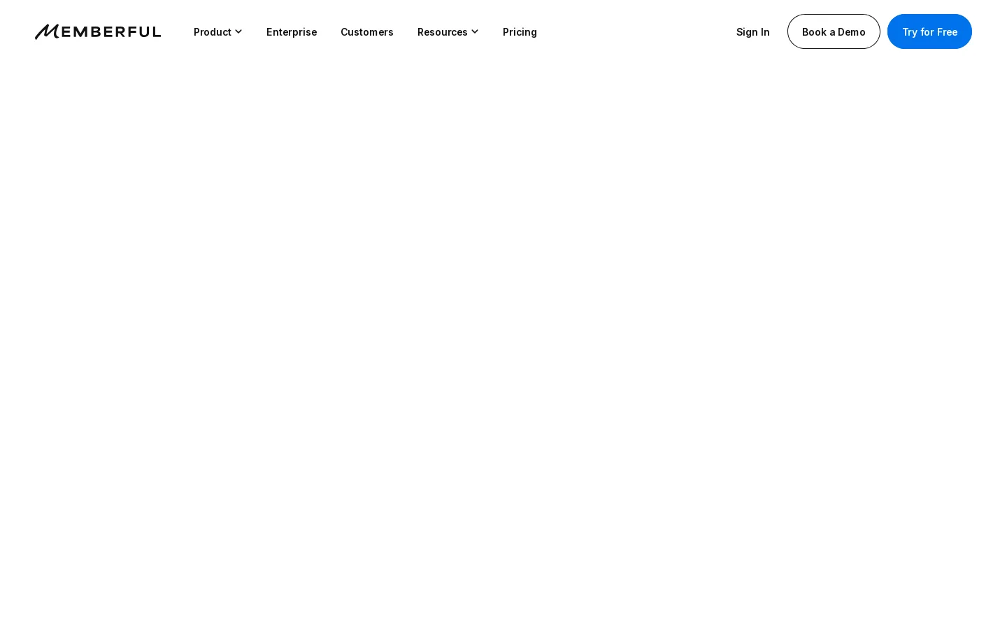 Memberful Homepage screenshot