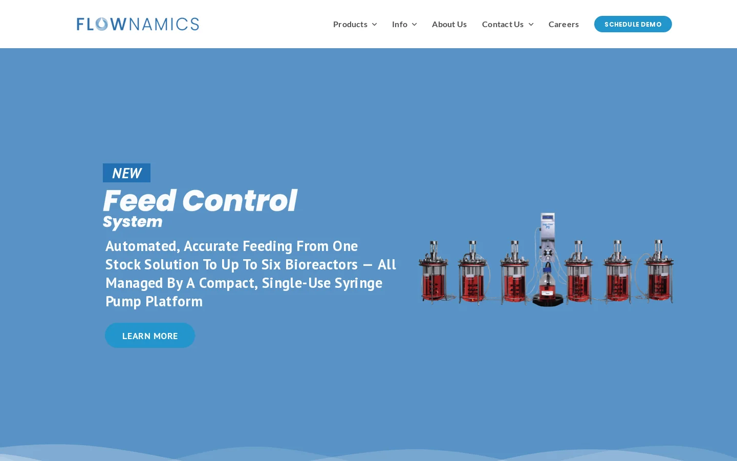 Flownamics Homepage screenshot