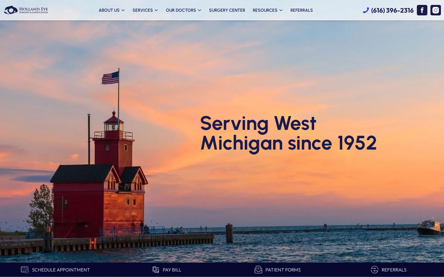 Cataract Surgery Holland | Ophthalmologist Grandville | Glaucoma Homepage screenshot
