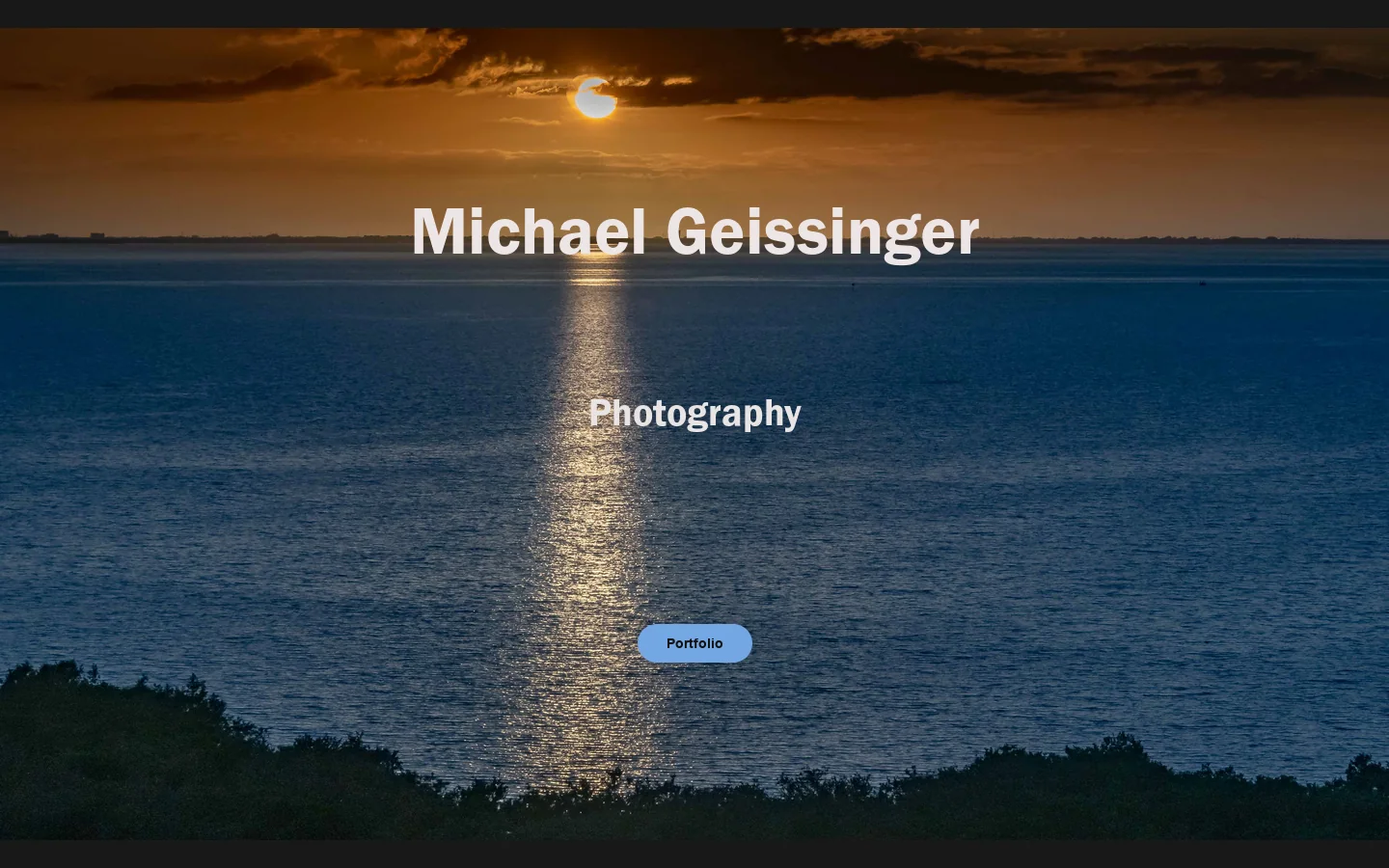 Michael Geissinger Homepage screenshot