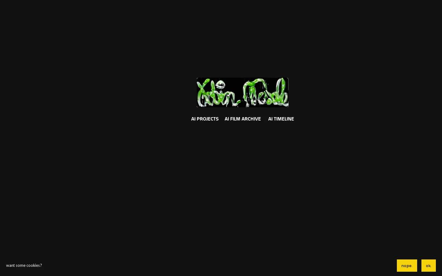 Fabian Mosele Homepage screenshot