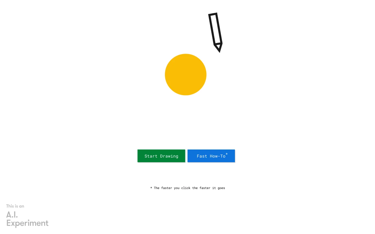AutoDraw Homepage screenshot