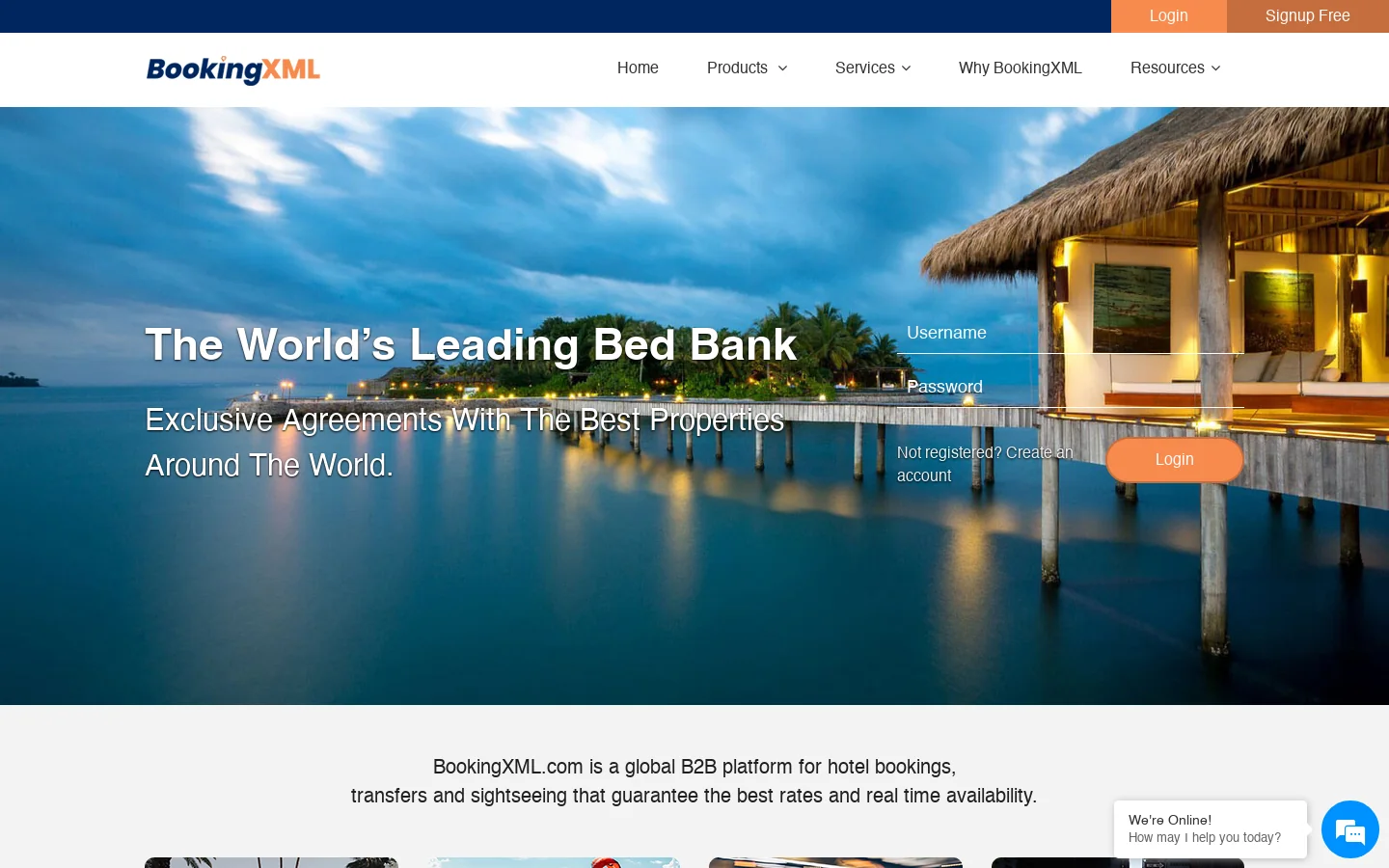 Hotel API | GDS Hotel | B2B Hotel Booking | Hotel Booking System Homepage screenshot