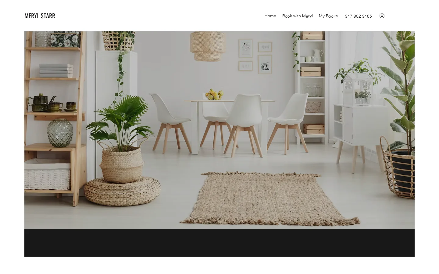 Meryl Starr Let's Get Organized! Homepage screenshot