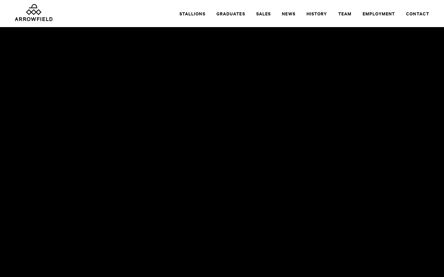 Arrowfield Thoroughbred Studs Australia Homepage screenshot