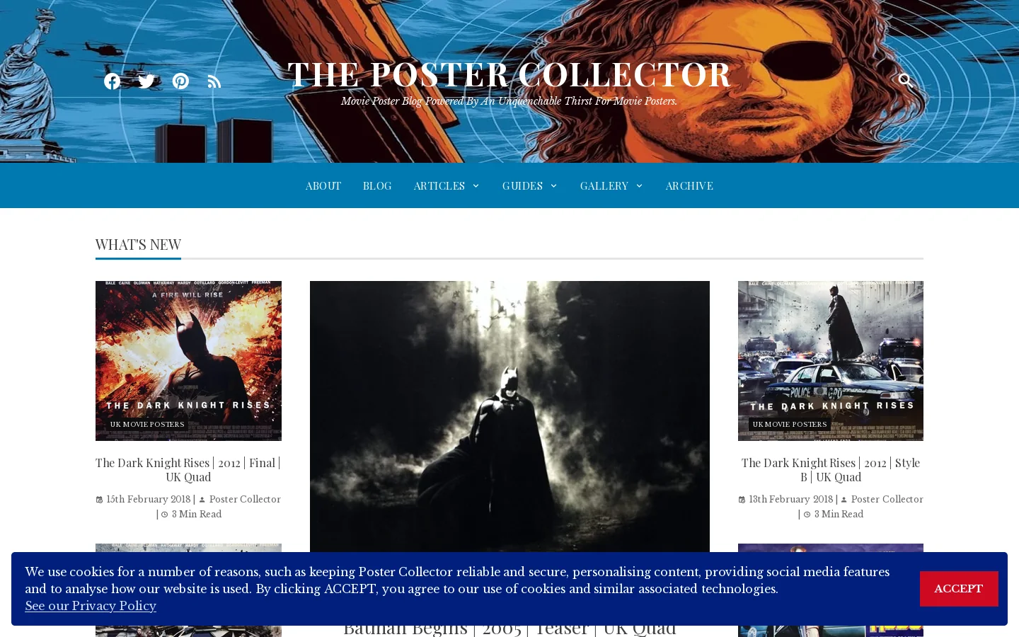 Home | The Poster Collector Homepage screenshot