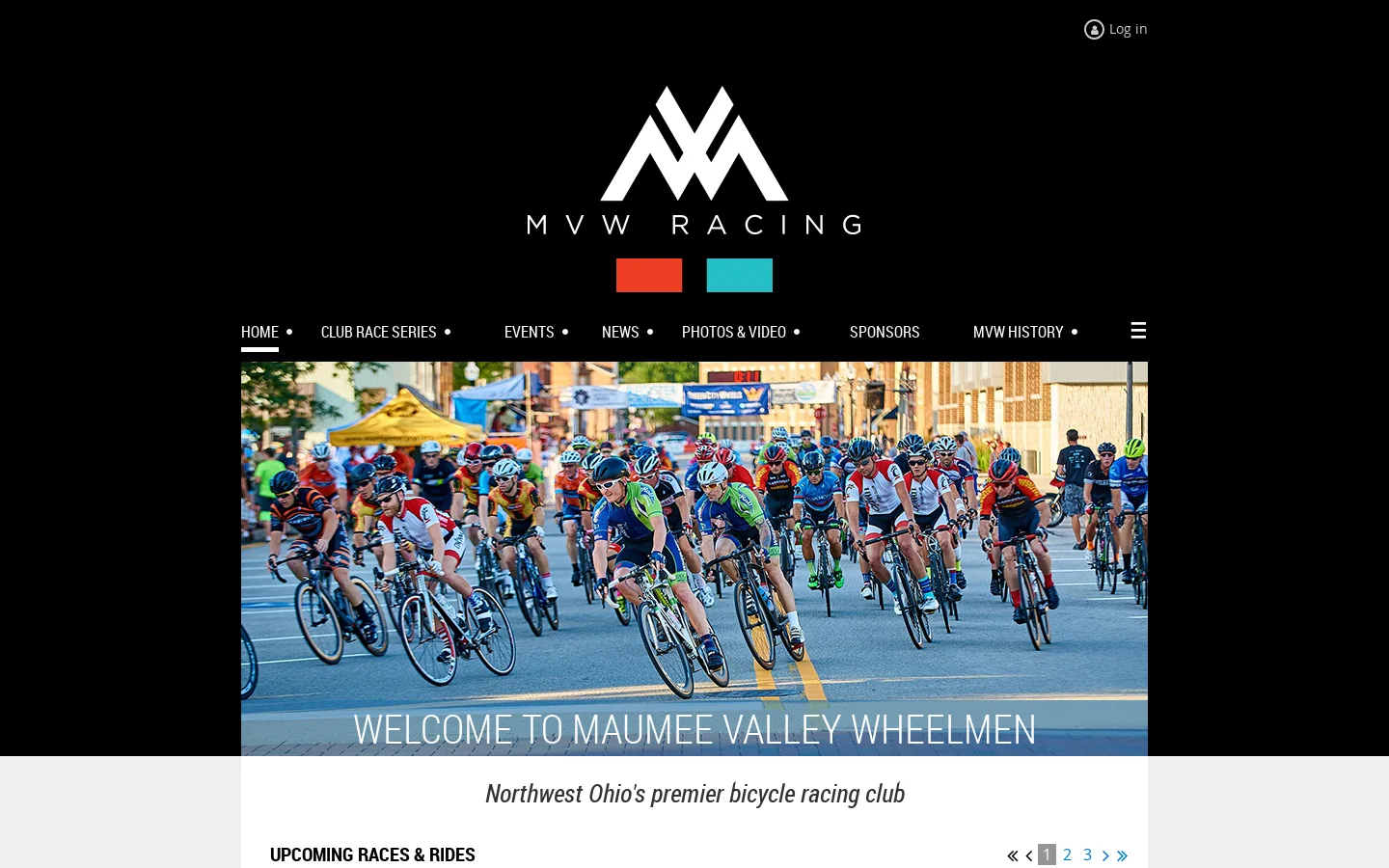 Maumee Valley Wheelmen Homepage screenshot