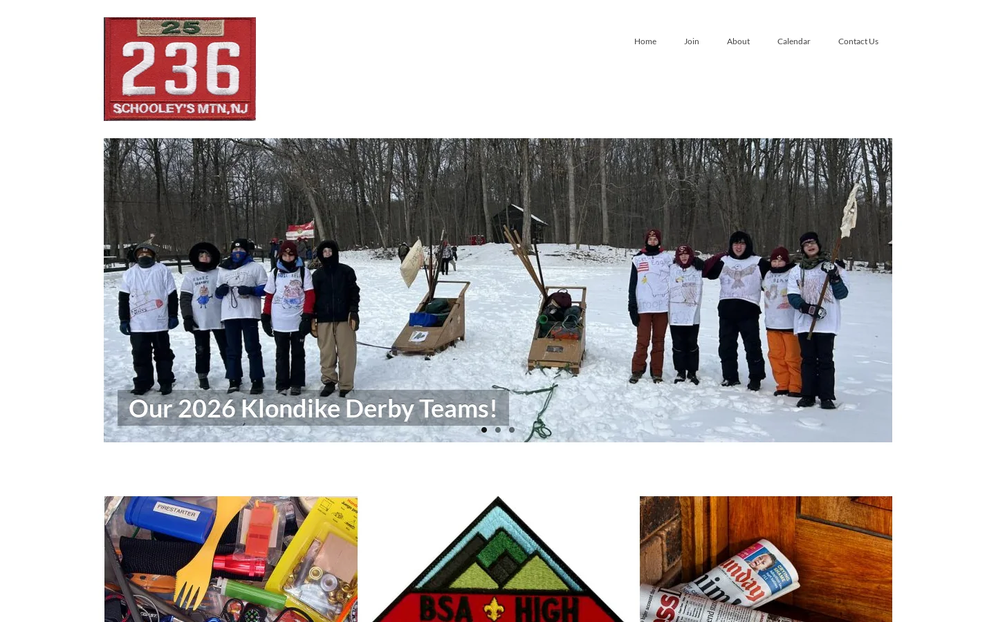 Boy Scout Troop 236 | Long Valley, NJ Homepage screenshot