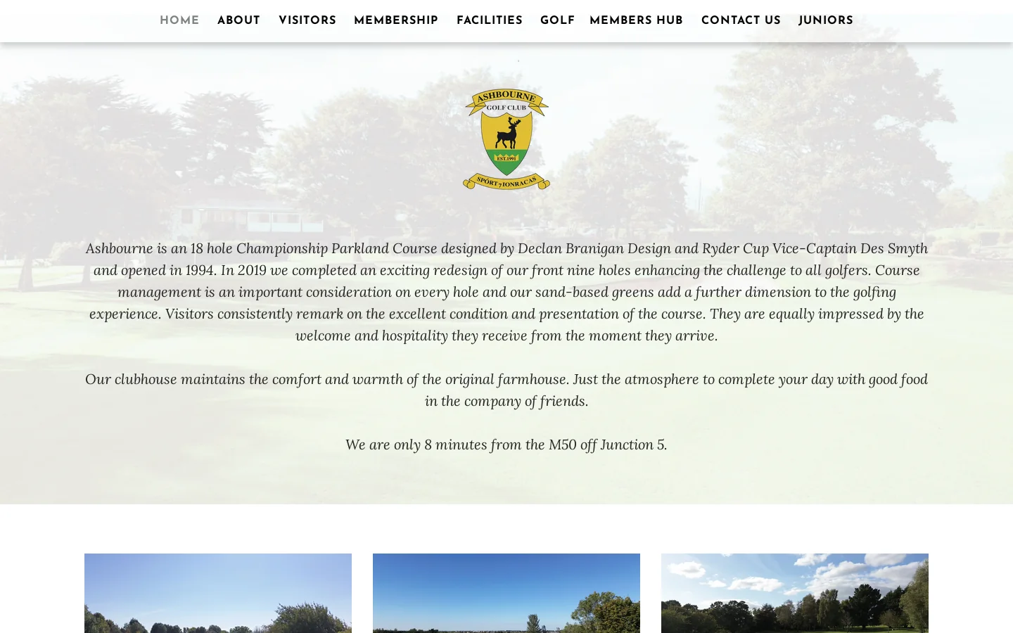 Home Homepage screenshot