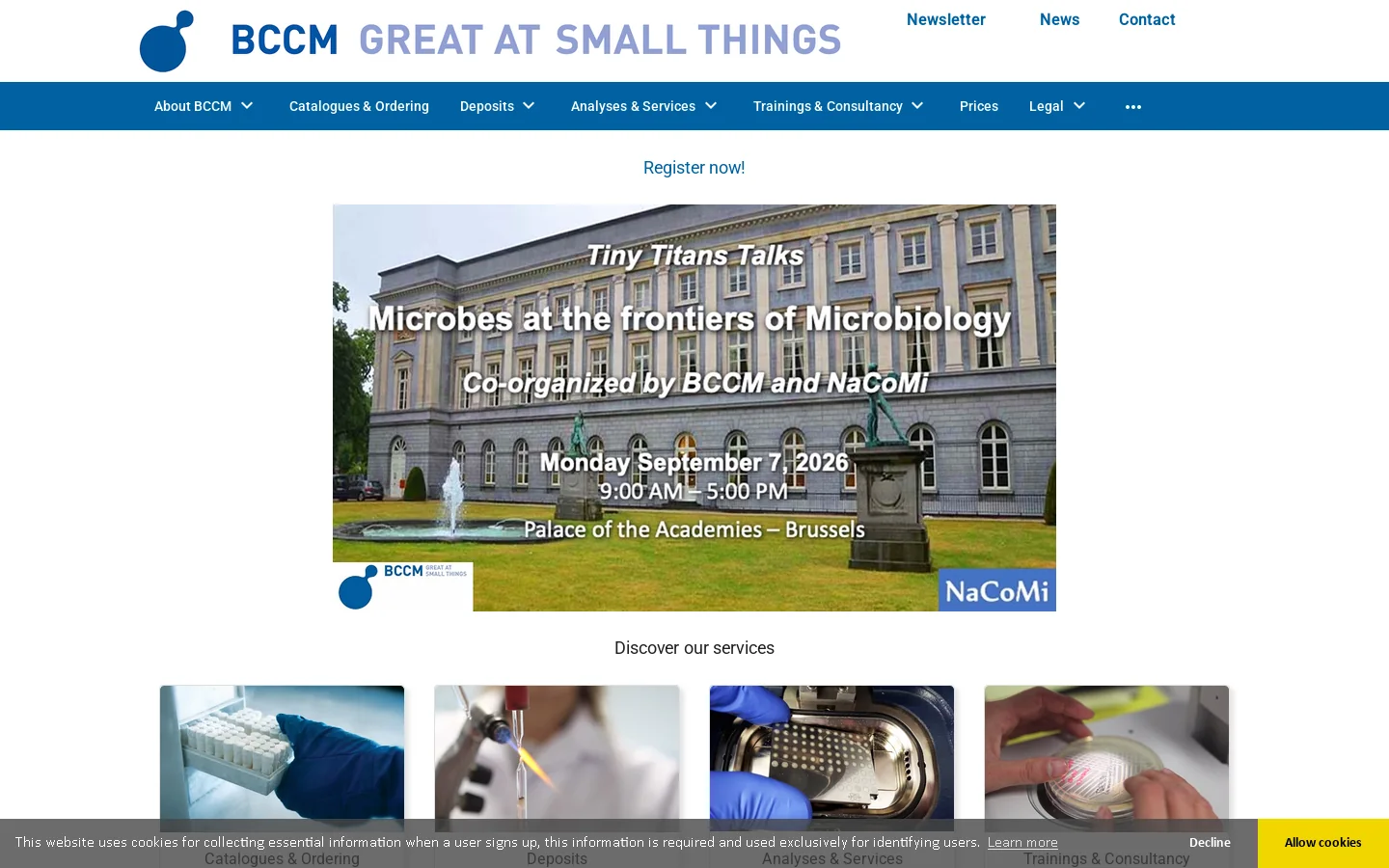 Loading... Homepage screenshot