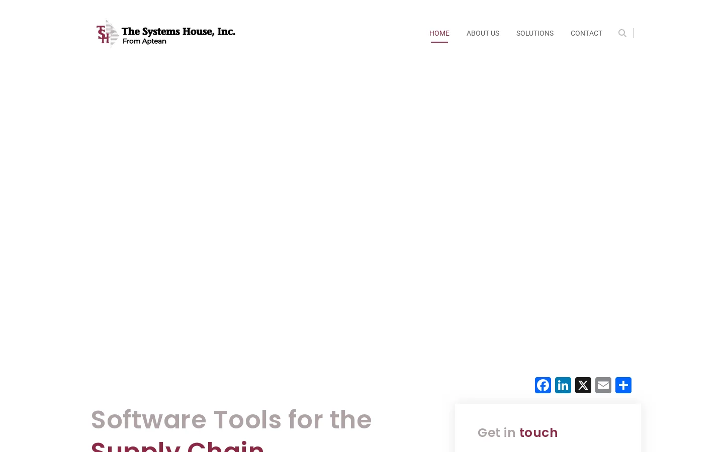 tshinc.com Homepage screenshot