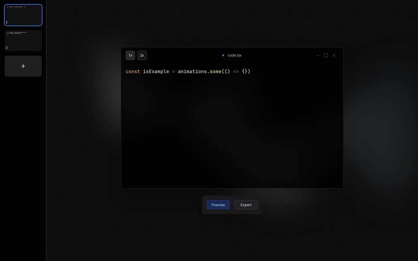 AnimateCode Homepage screenshot