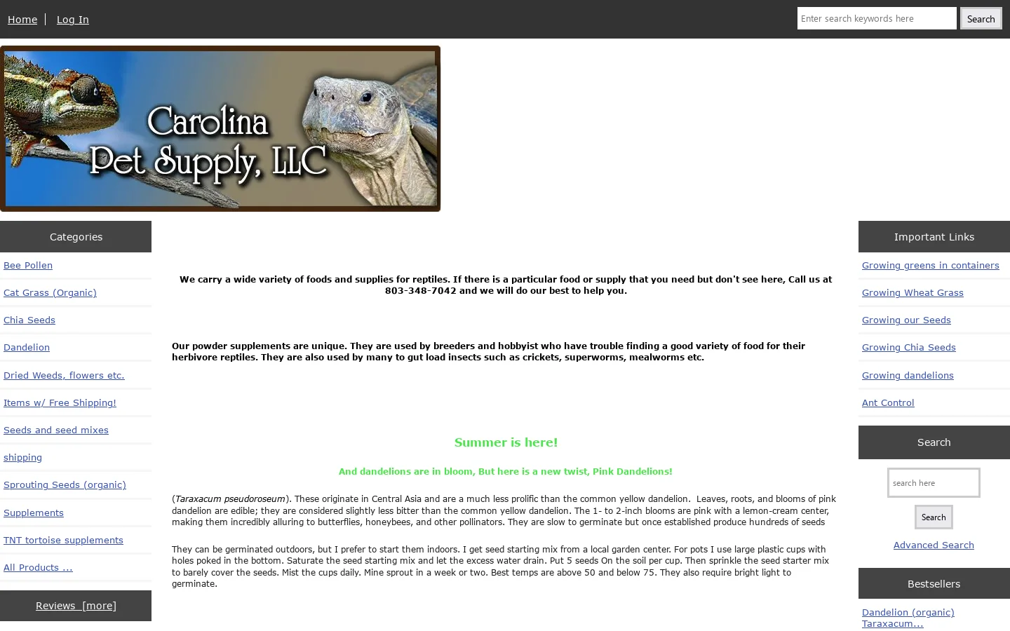 Zen Cart!, The Art of E-commerce Homepage screenshot
