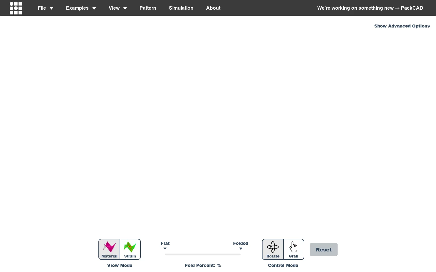 Origami Simulator Homepage screenshot