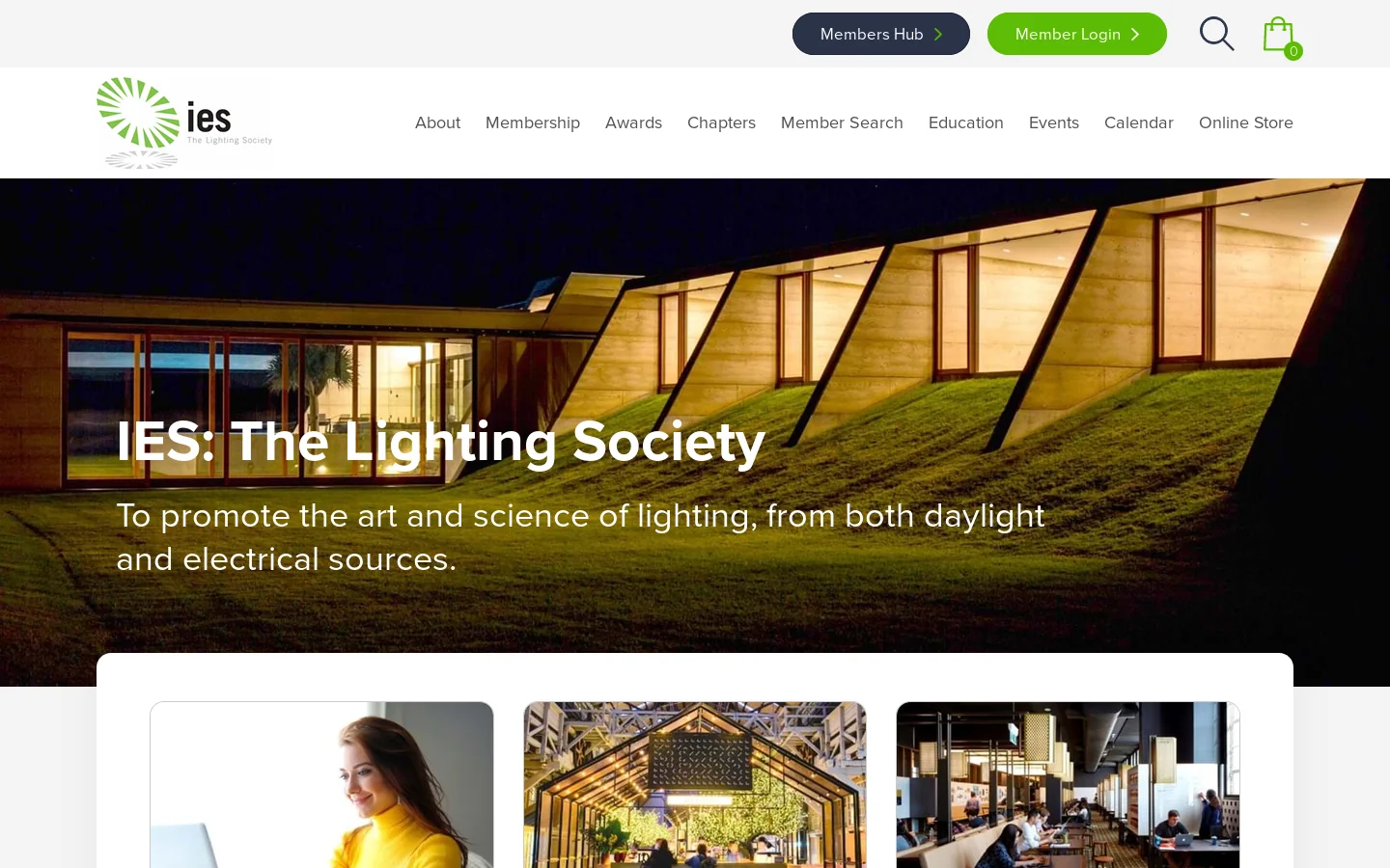 IESANZ Homepage screenshot