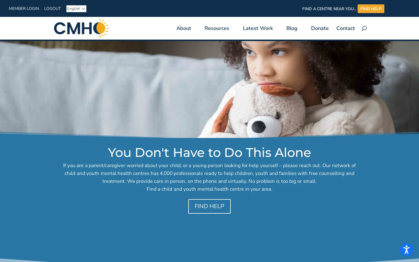 Home - Children's Mental Health Ontario Homepage screenshot