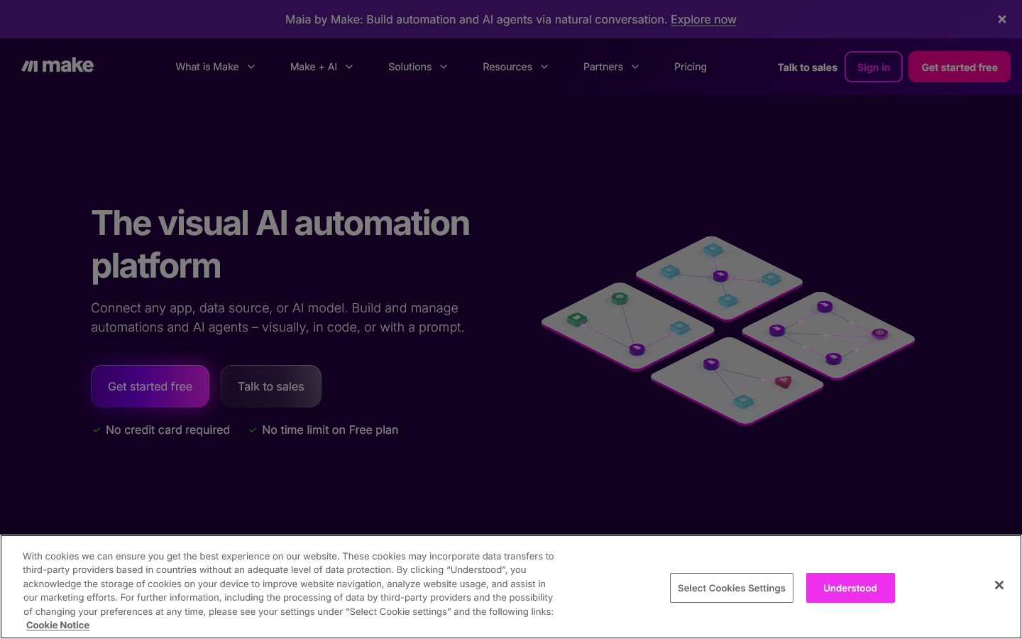 Make Homepage screenshot