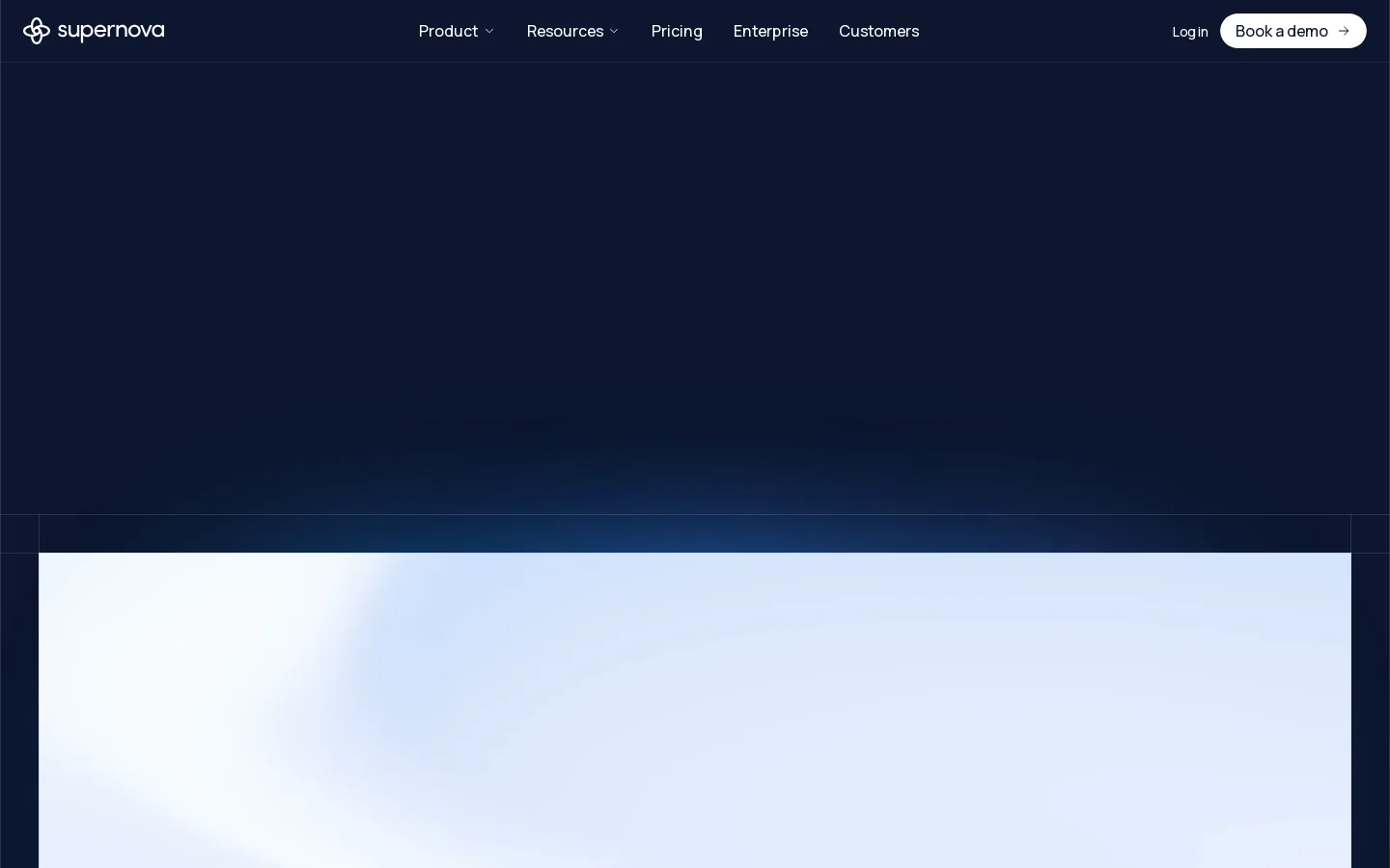 Supernova.io Homepage screenshot