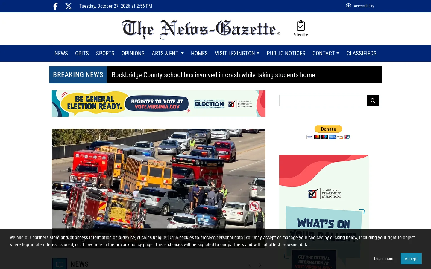 The News-Gazette Homepage screenshot