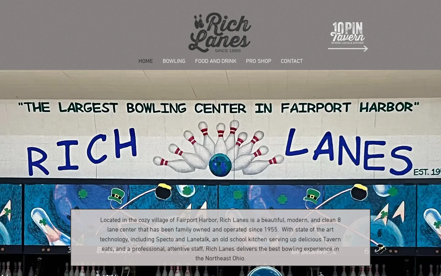 RichLanes.com Homepage screenshot