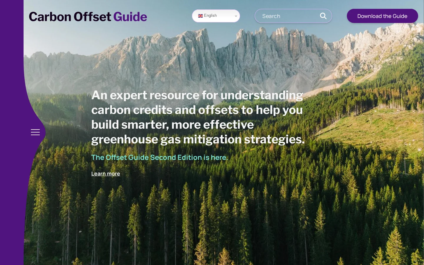 OffsetGuide.org Homepage screenshot