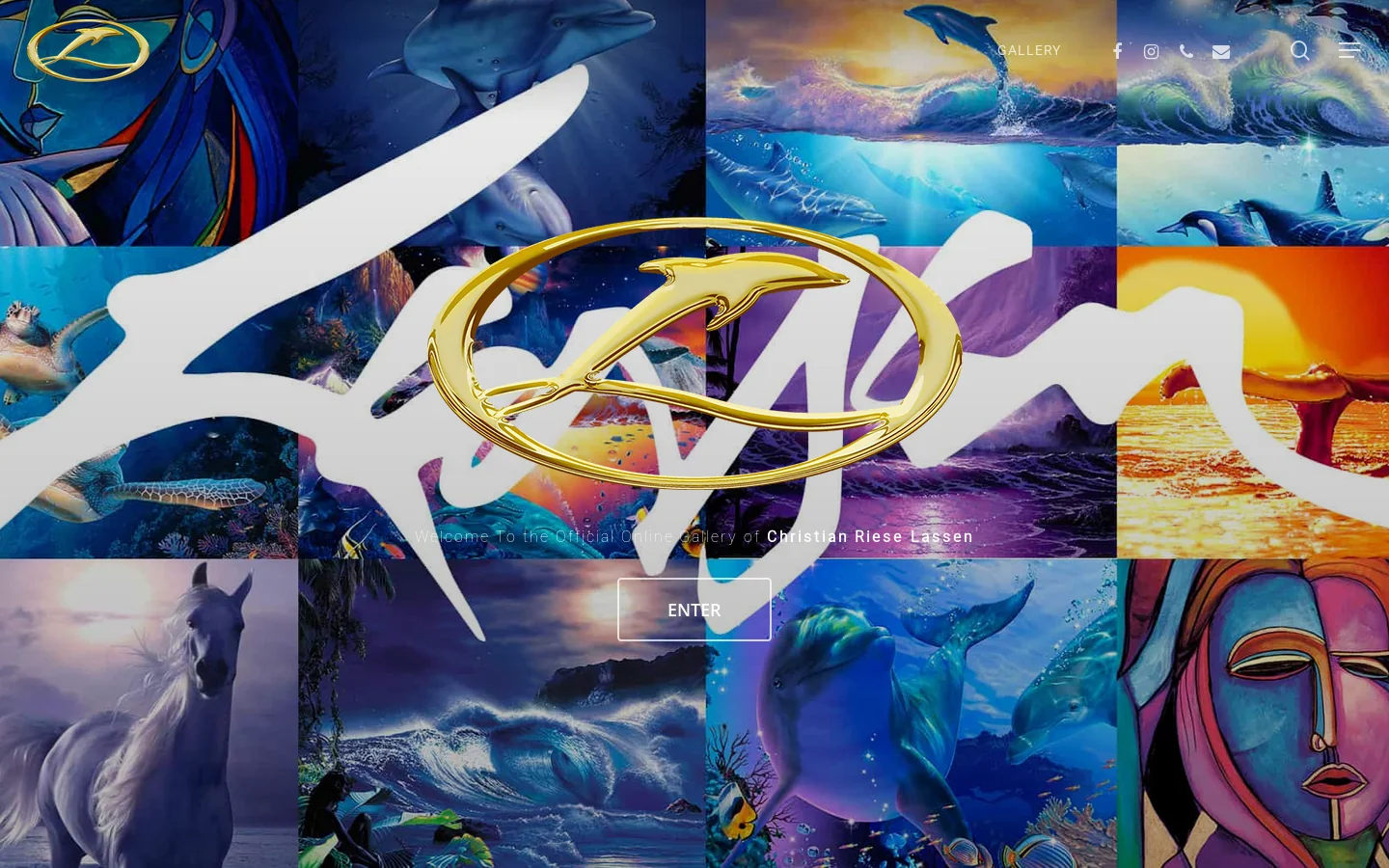 Lassen Art Homepage screenshot