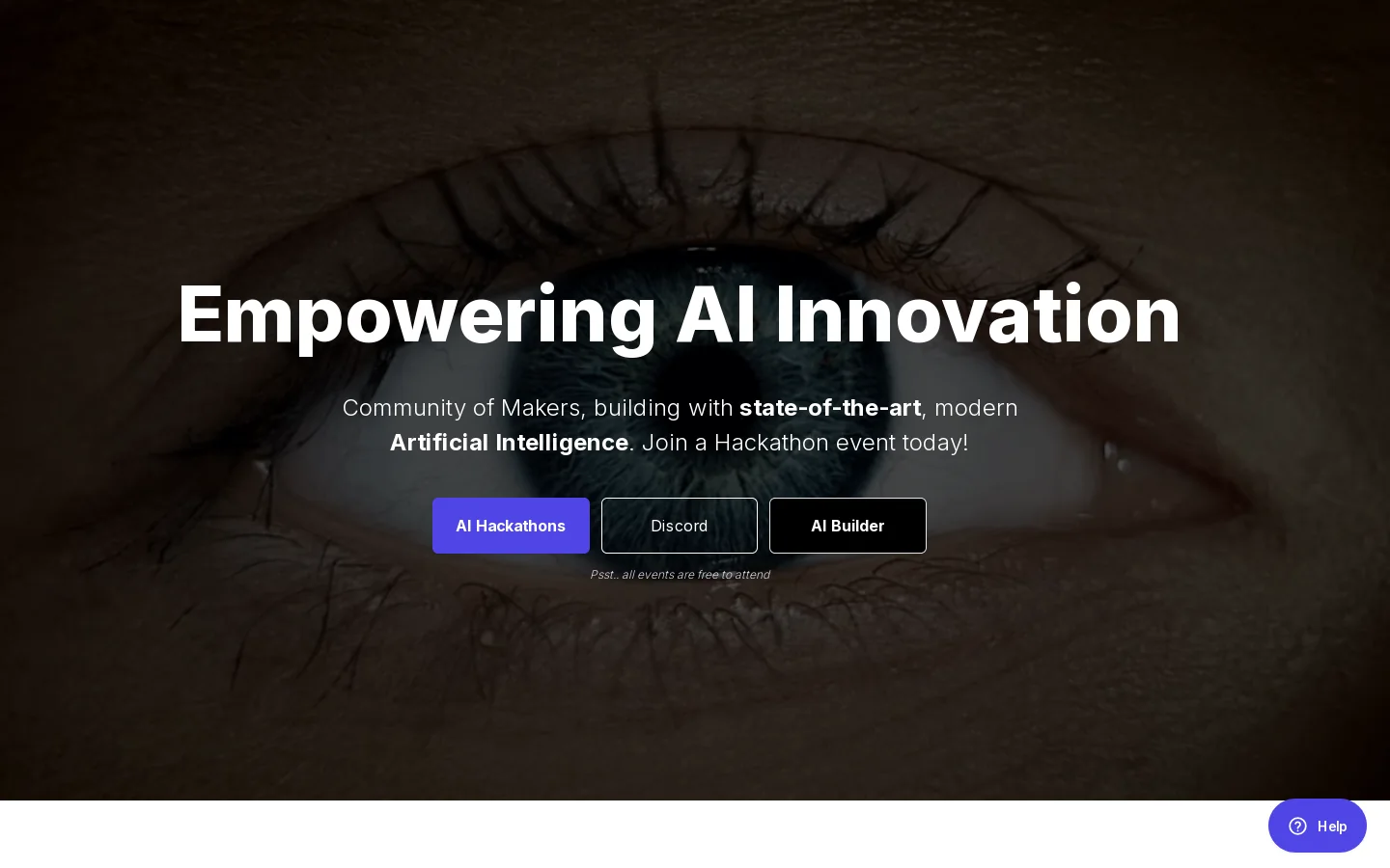 LabLab Homepage screenshot
