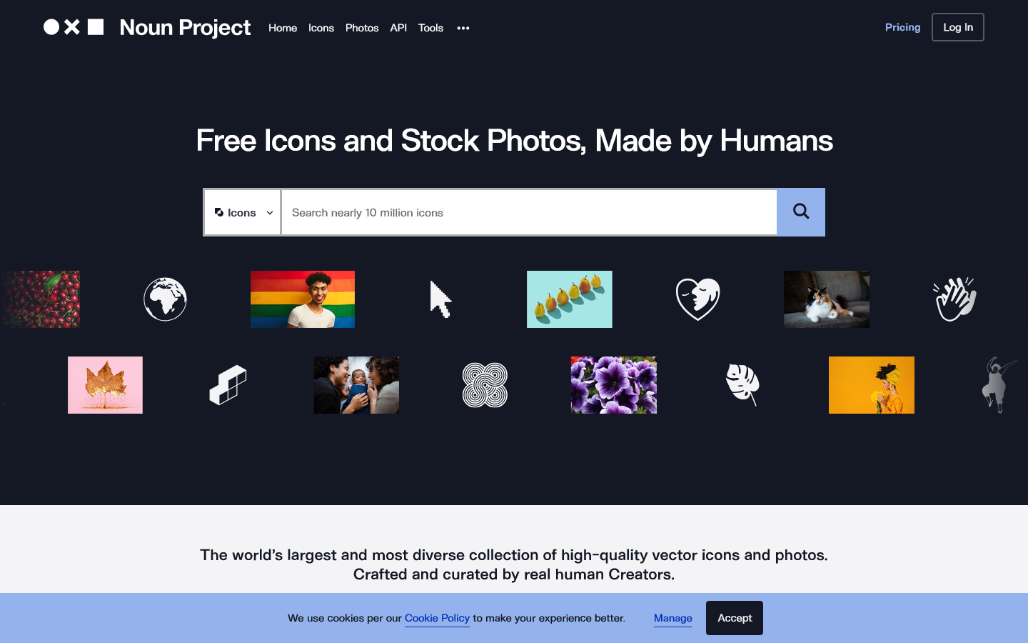 10M Free Icons & Stock Photos | SVG & PNG | Download Today Homepage screenshot