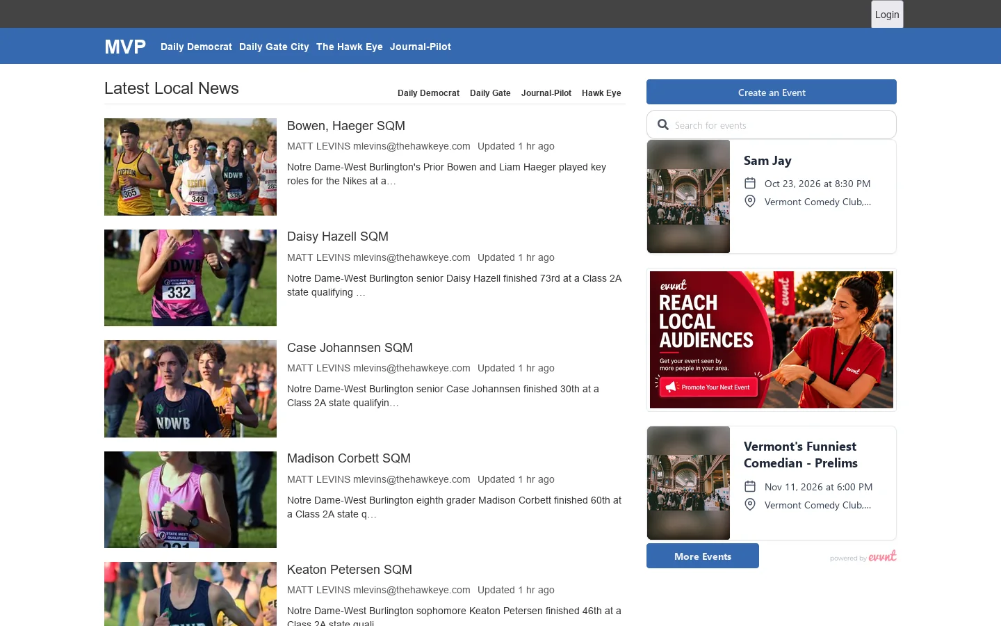 mississippivalleypublishing.com Homepage screenshot