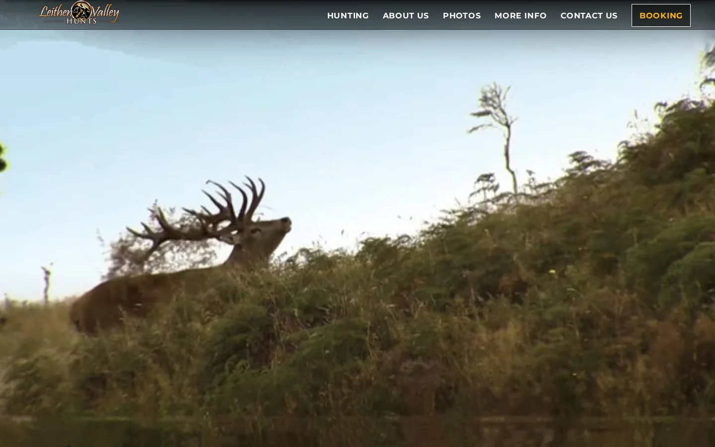 Leithen Valley Hunts Homepage screenshot