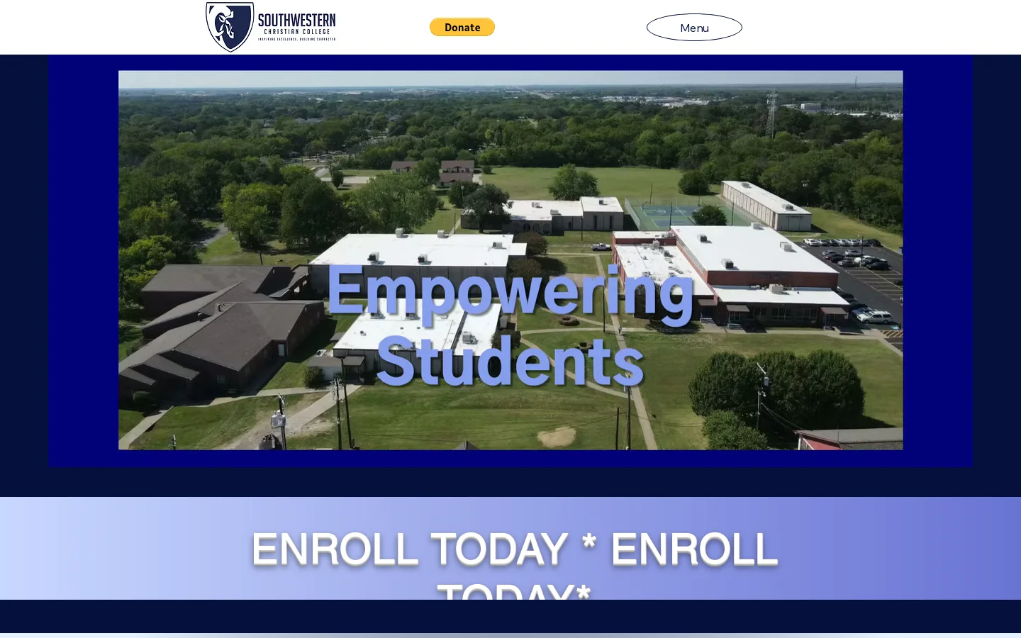 Home | Southwestern Christian College Homepage screenshot