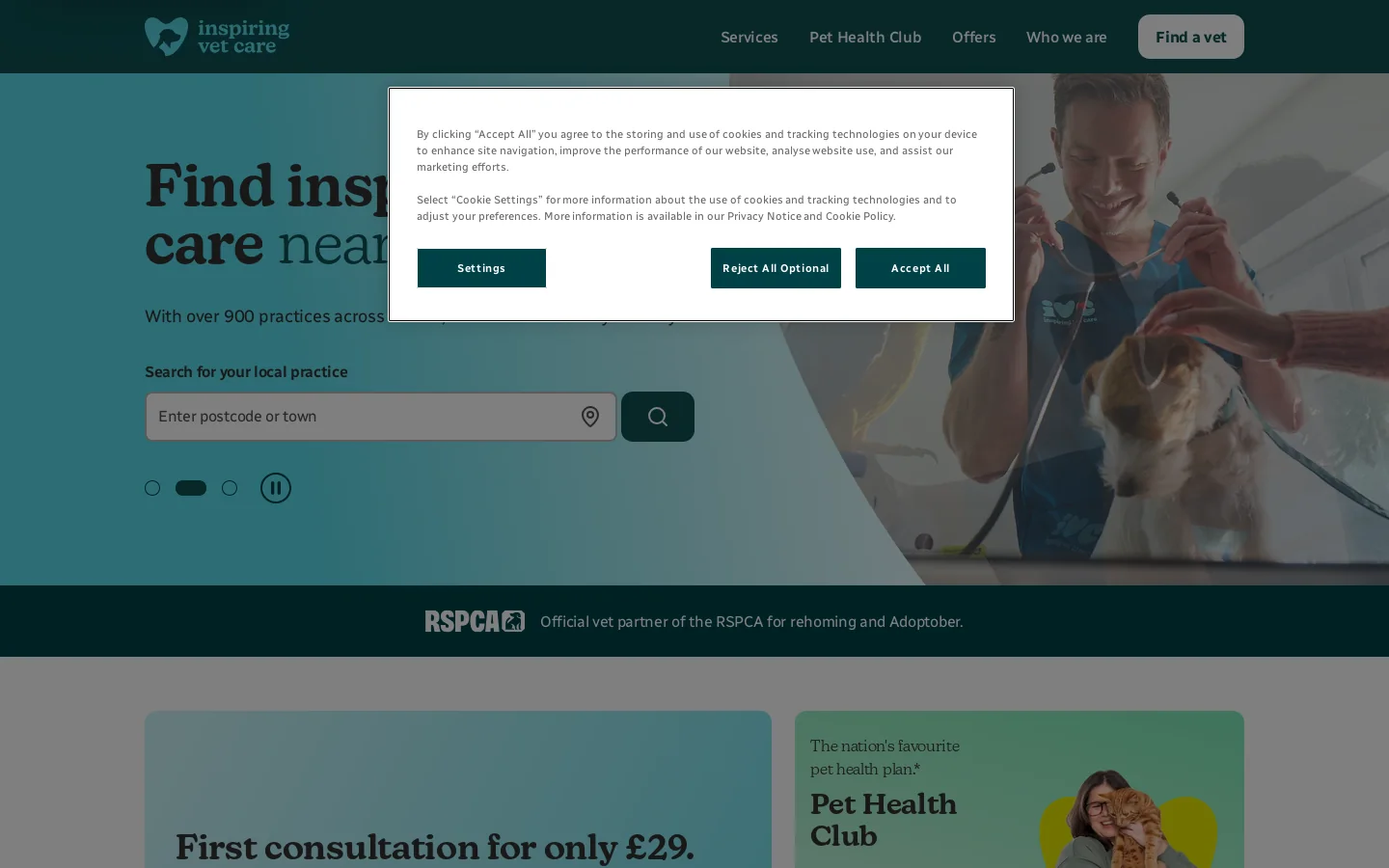 Well House Vets in Crowborough | inspiring vet care Homepage screenshot