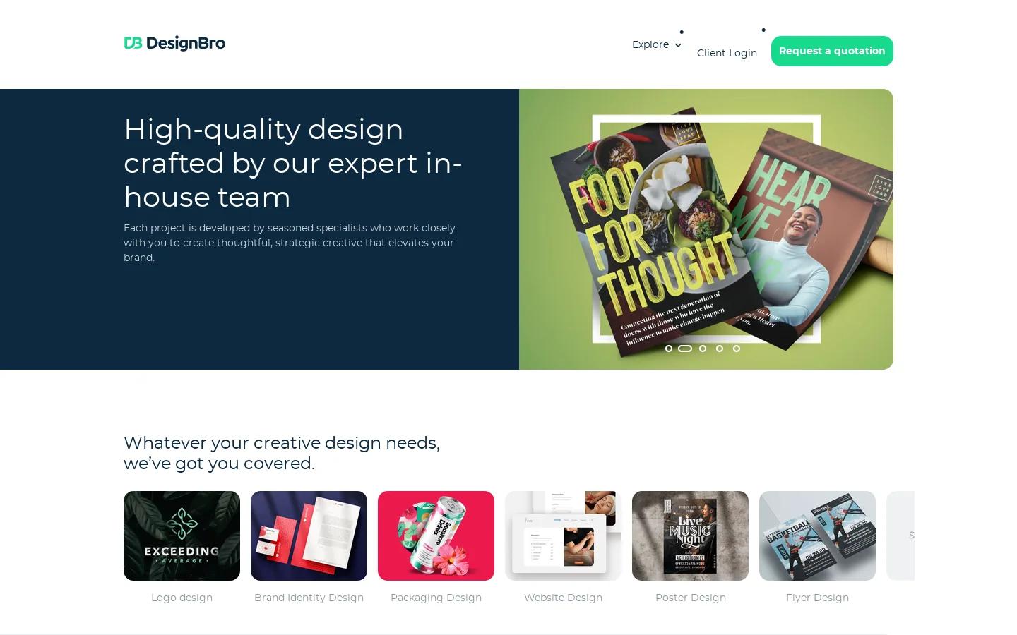DesignBro© Homepage screenshot