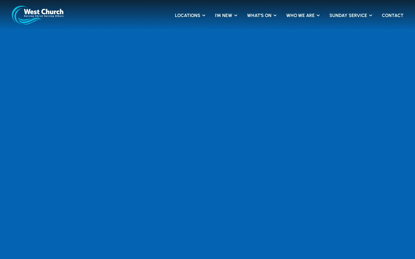 West Church Bangor Homepage screenshot