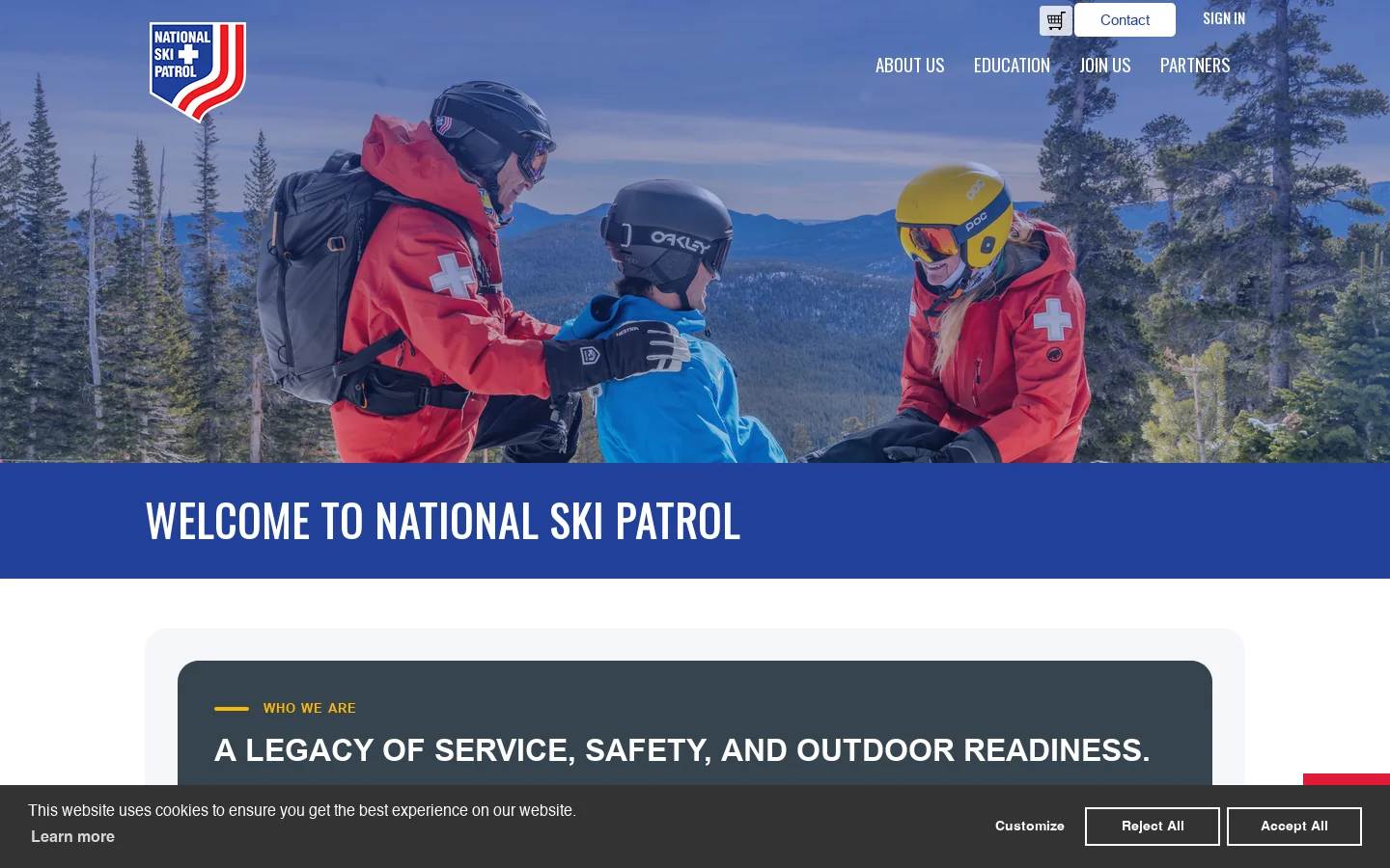 Home Homepage screenshot