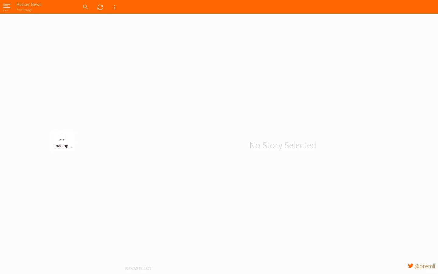 Hacker News Homepage screenshot