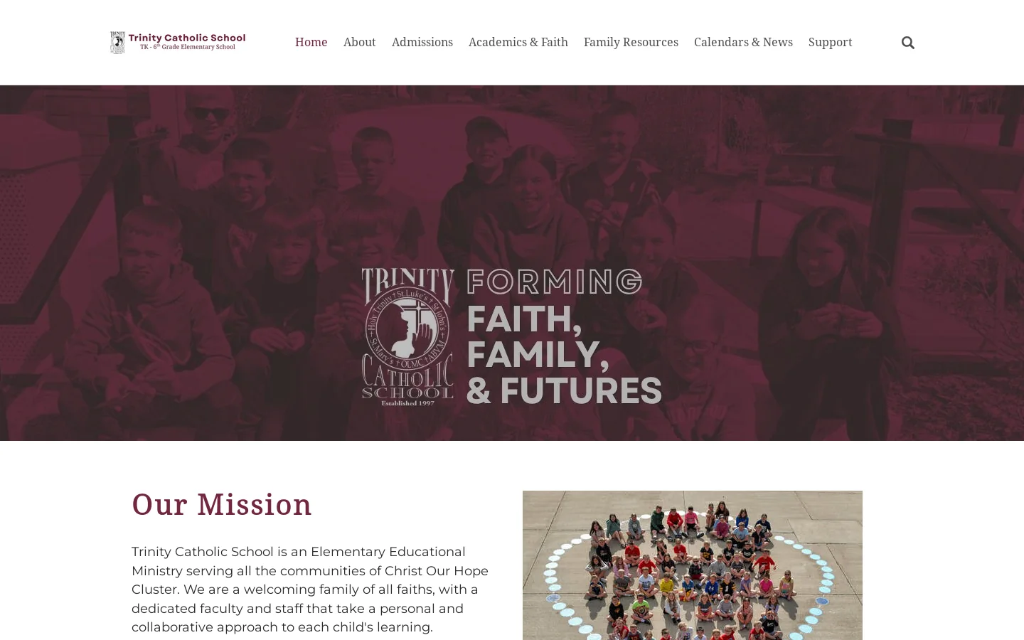 Home Homepage screenshot