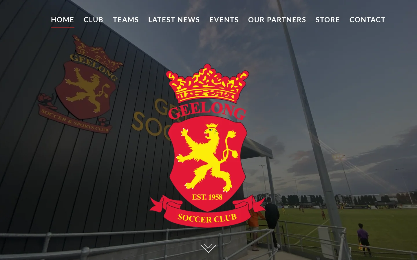 geelongsc.com Homepage screenshot