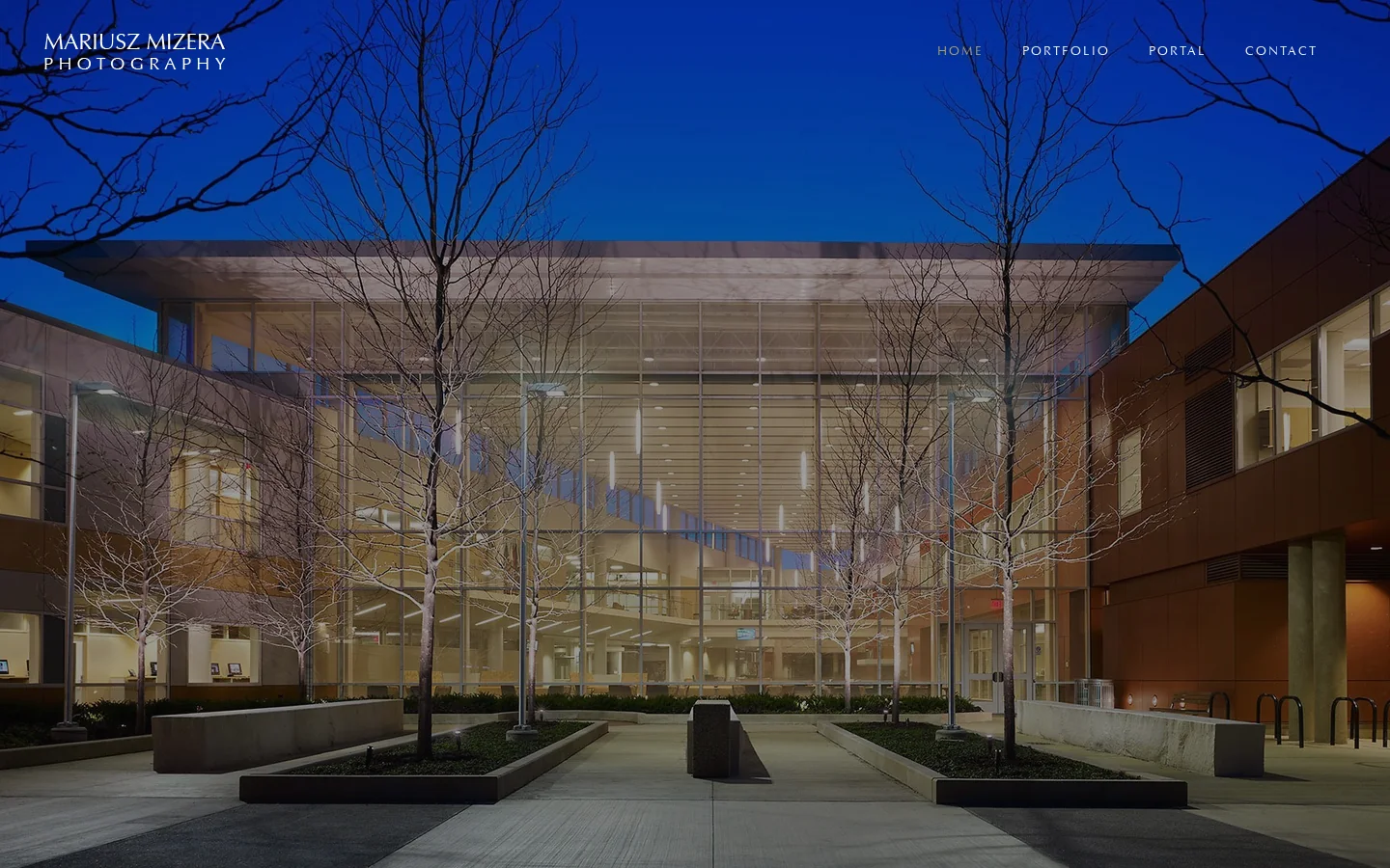 Mariusz Mizera Photography – Professional architectural photography Homepage screenshot