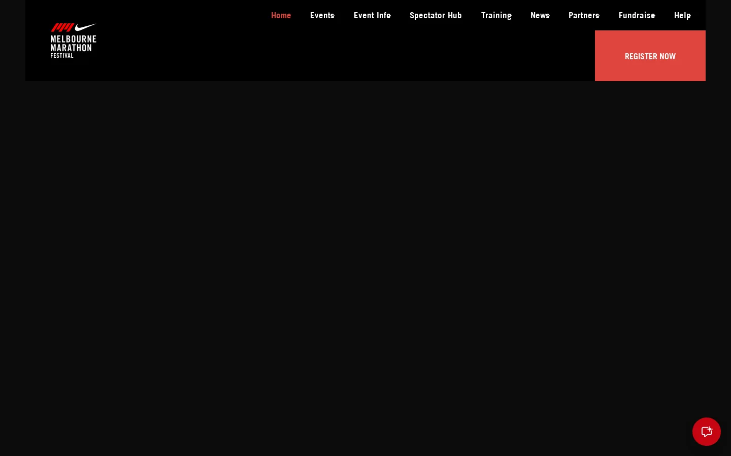 Nike Melbourne Marathon Festival Homepage screenshot
