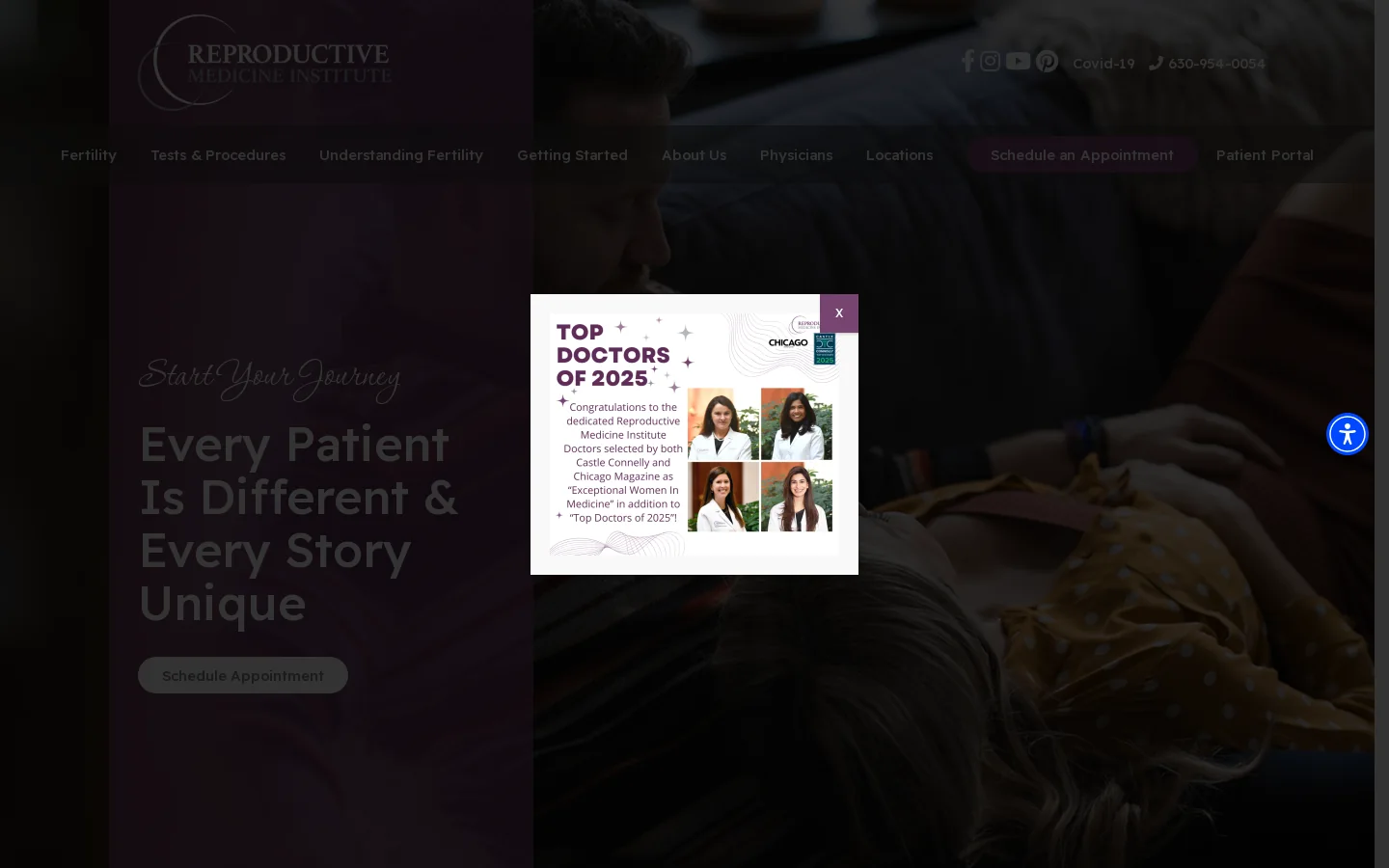 Fertility Experts and Comprehensive Care in Chicago, IL Homepage screenshot