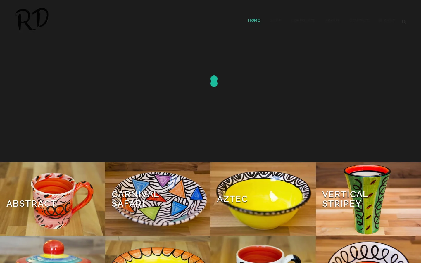Reckless Designs Homepage screenshot