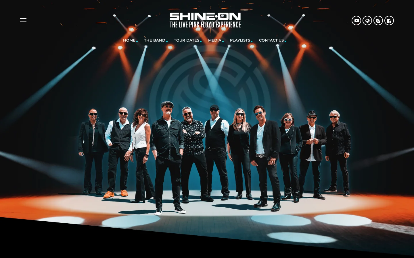 Shine On: Pink Floyd Tribute Southern California Homepage screenshot