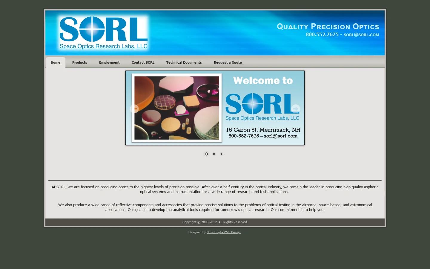 Home Homepage screenshot