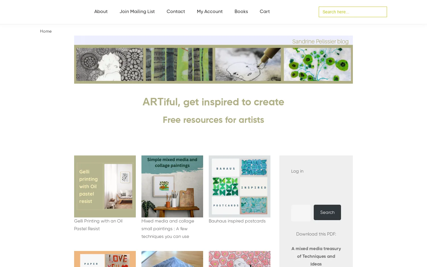 painting demos Homepage screenshot