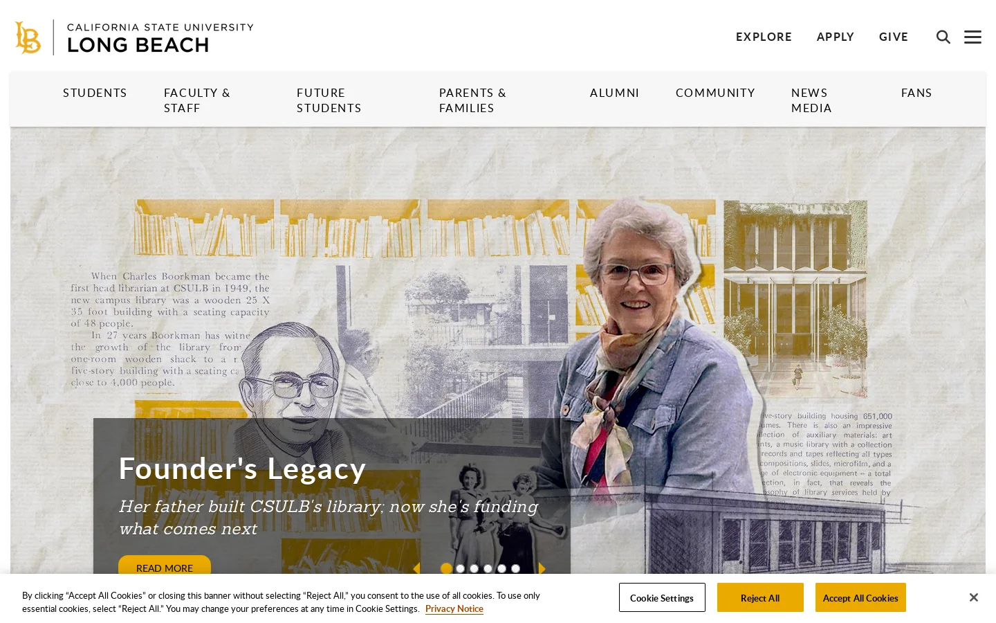 Chemistry & Biochemistry | California State University Long Beach Homepage screenshot